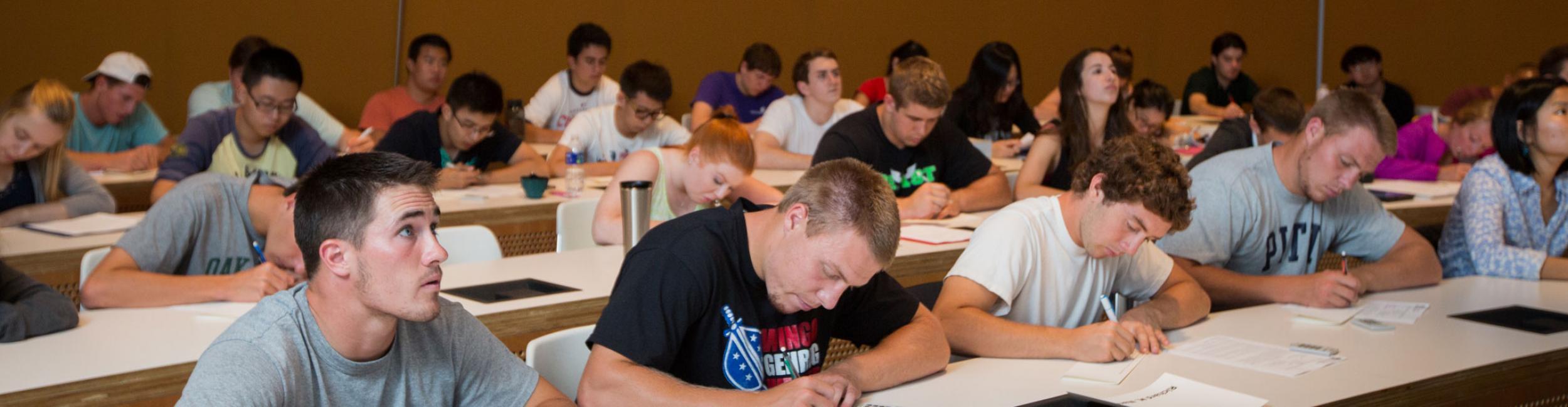 CWRU students in Weatherhead classroom