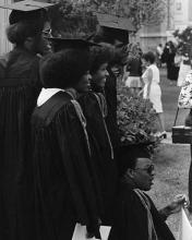 A profile view of Black graduates at CWRU