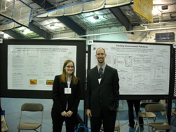 Aaron and Leah at Research ShowCase