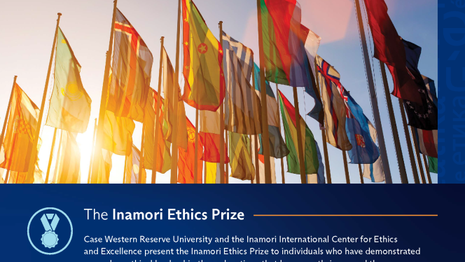 Nomination Flyer for the Inamori Ethics Prize