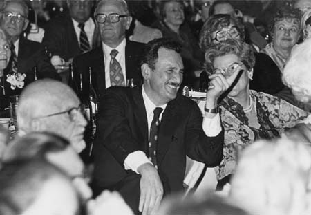 David Ragone at inauguration gala dinner, 1980/11