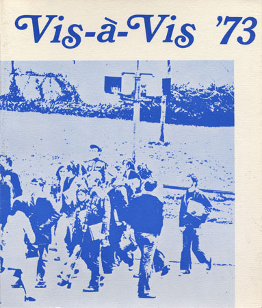 Vis-a-Vis yearbook cover, 1972-1973