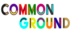 Words "common ground" - logo