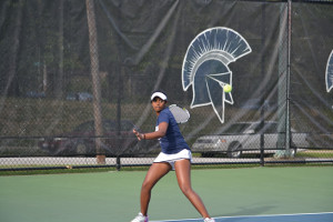 A photo of tennis player Nithya Kanagasegar