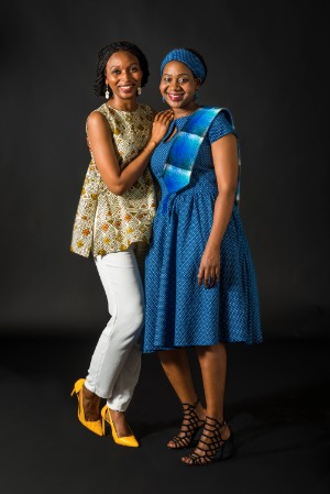 Two women who visited CWRU this summer with the Mandela Fellowship