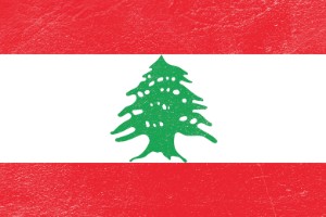 National flag of Lebanon