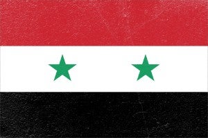 National flag of Syria