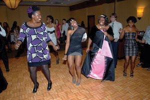 Women dancing at the 2010 Ebony Ball