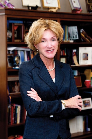 Headshot of Case Western Reserve President Barbara R. Snyder 