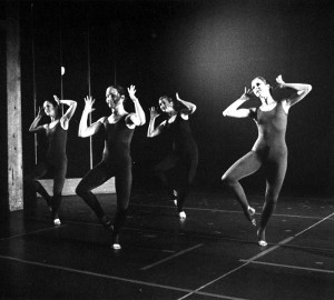 As a student, Gina Gibney danced in this campus production of "Four by Four," choreographed by CWRU's Kathryn Karipides.