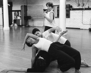 Gibney led a master class on campus in 1996 for non-dance majors.