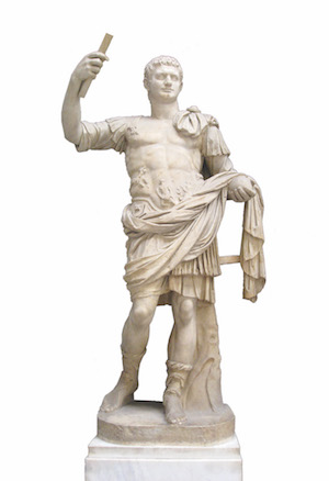 Photo of a Roman statue
