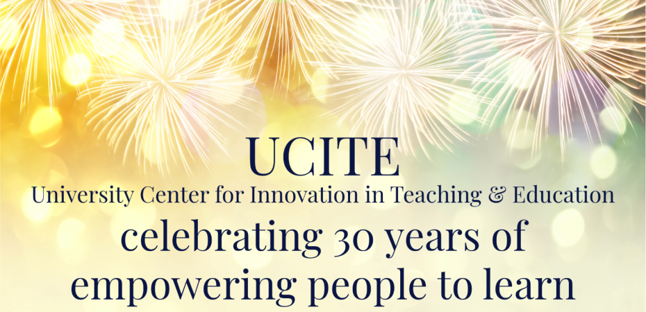 Celebratory image for UCITE
