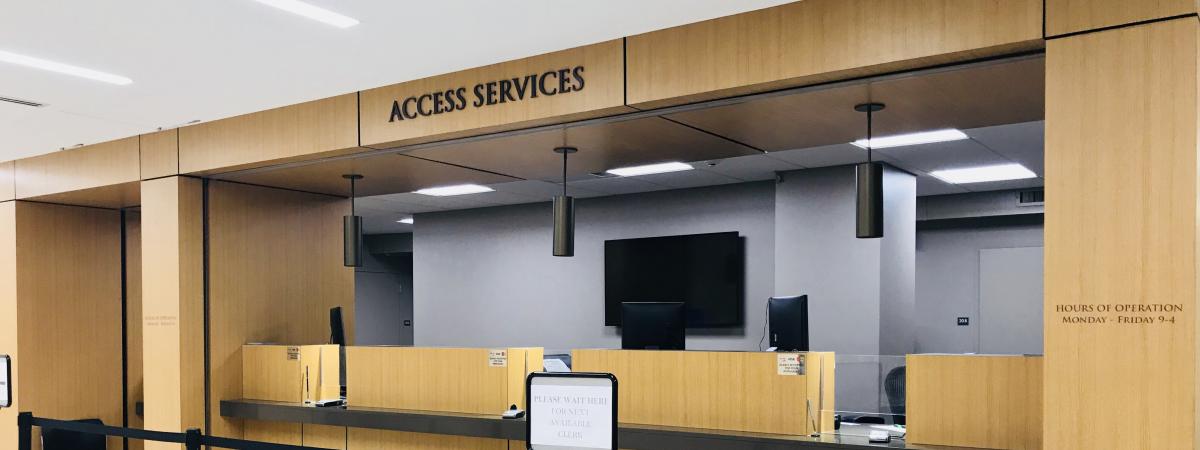 Image of Access Services Office from front