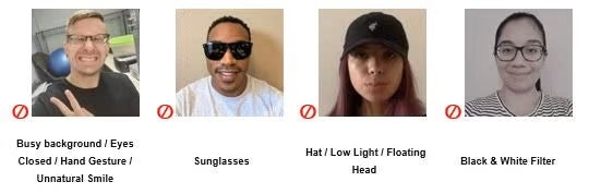 unacceptable photos