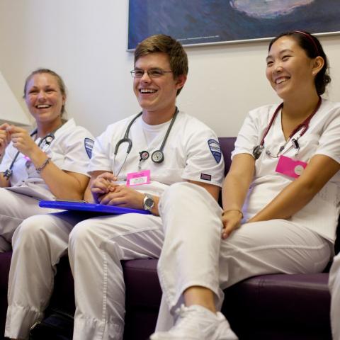 Nursing Students Laughing