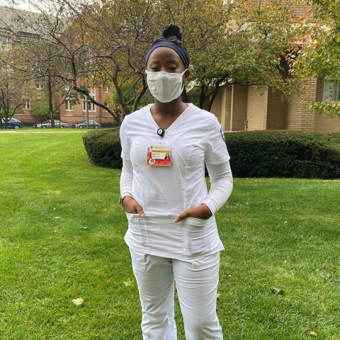 CWRU First-Year Nursing Student Arianna Jefferson
