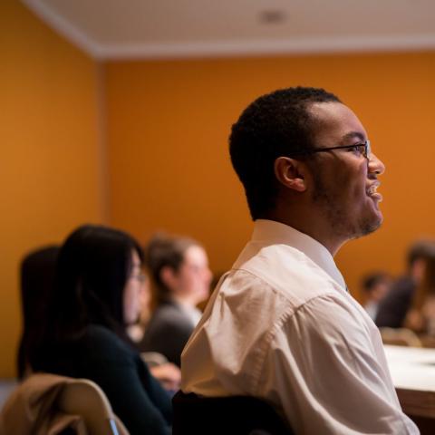 Students in a classroom at the Weatherhead School of Management