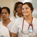 CWRU nursing student