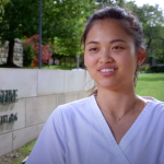CWRU nursing student