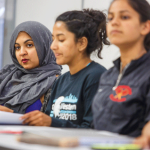 Students in class