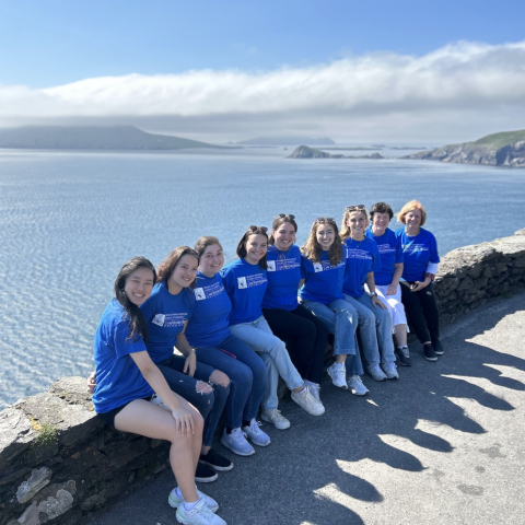 Nursing students studying abroad