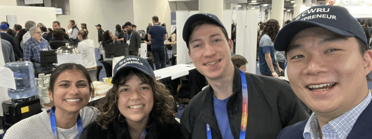 students participating in ces smiling
