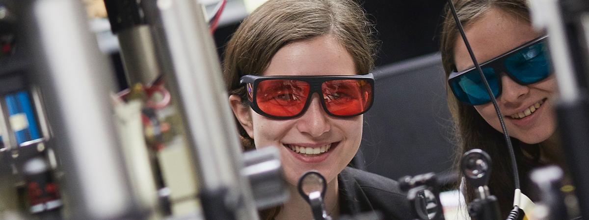 Photo of engineering students