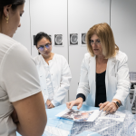 Nursing professor teaching
