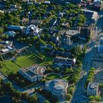 Photo of the campus from the sky