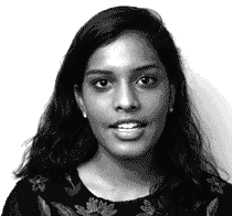 Meghana Nadella smiling at camera