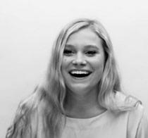 Amanda laughing and smiling