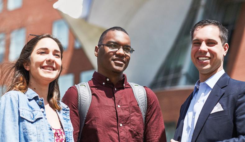 Business students at Case Western Reserve University