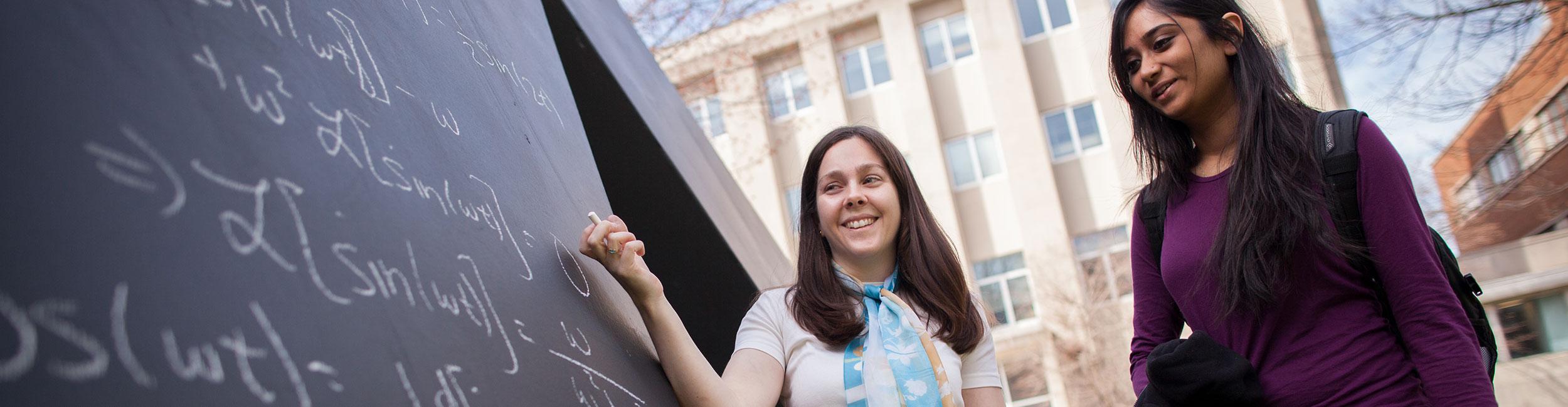 Teaching in the quad