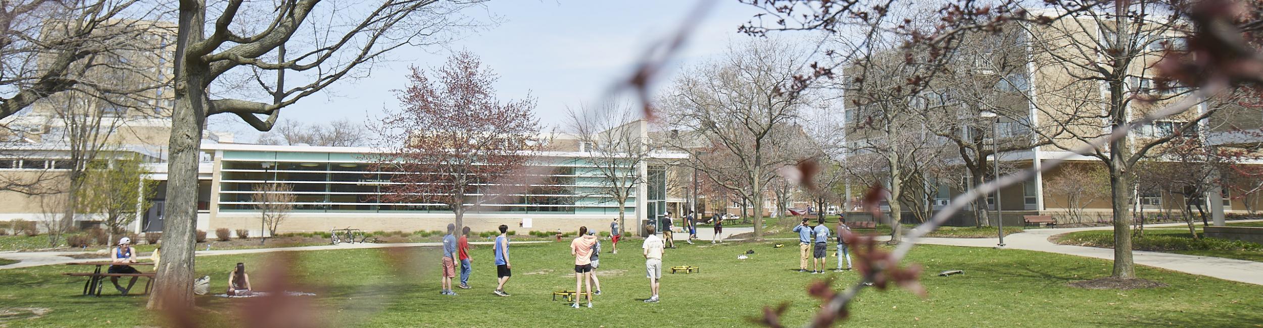 Students outside