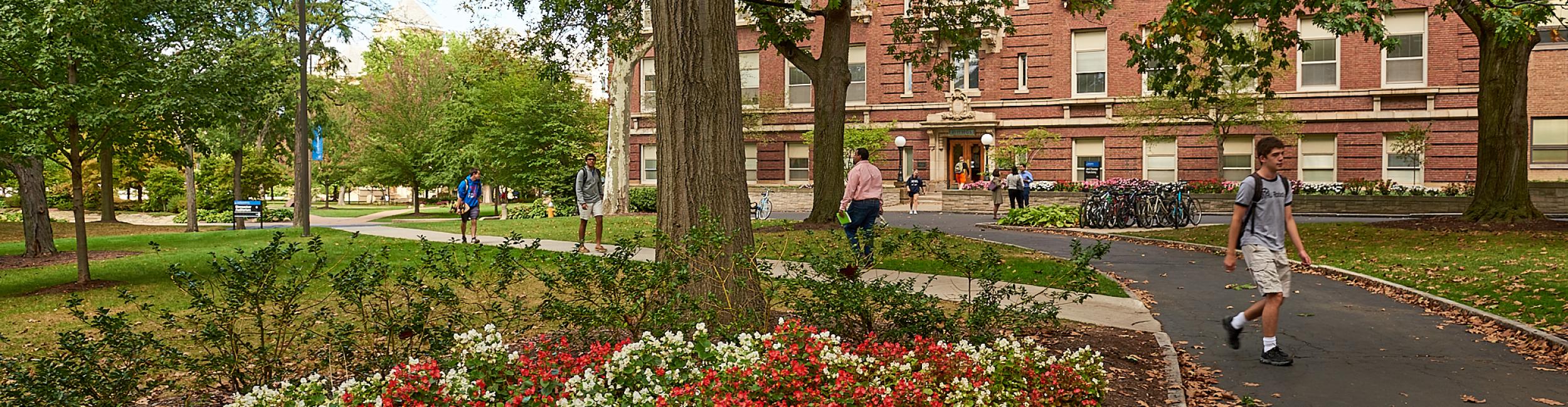 outdoors on case western reserve university