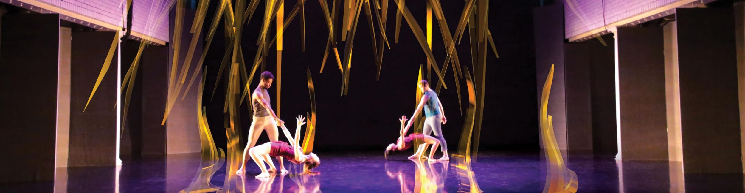 Case Western Reserve Students perform a dance with HoloLens