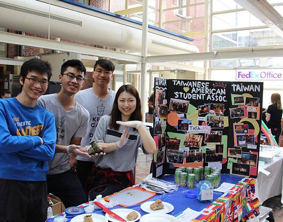 Taiwanese American Student Association booth over at TInk