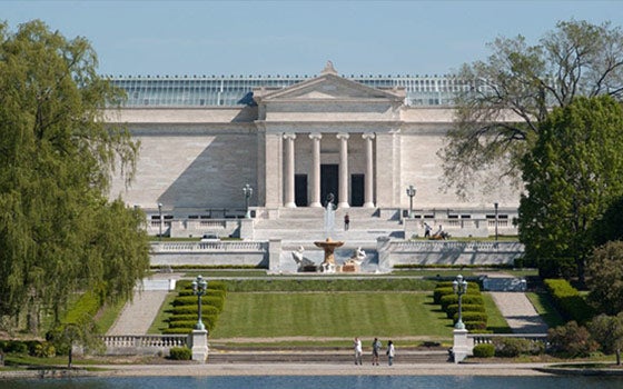 Exterior view of the Cleveland Museum of Art