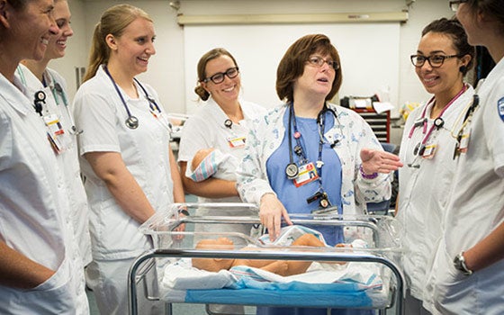 Nursing Students in class