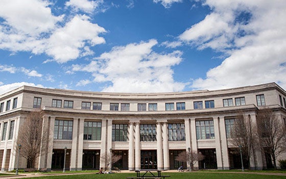 Exterior of the library