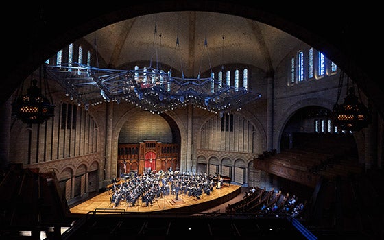 A concert in the Maltz Center