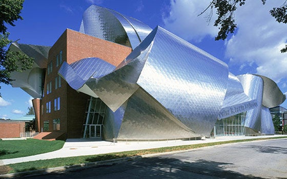 Exterior of the Weatherhead building