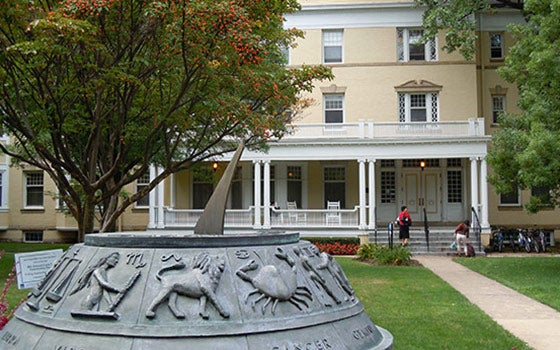 Exterior of a building in the Mather quad