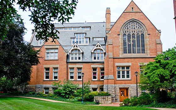 Exterior of building in Mather Quad