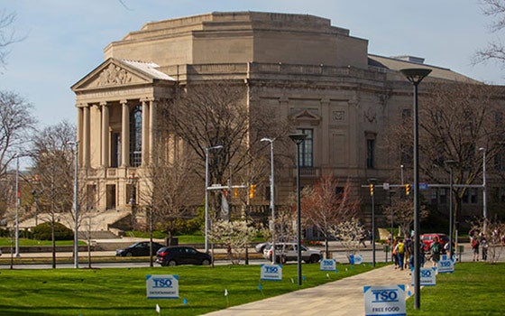 Exterior of Severance Hall