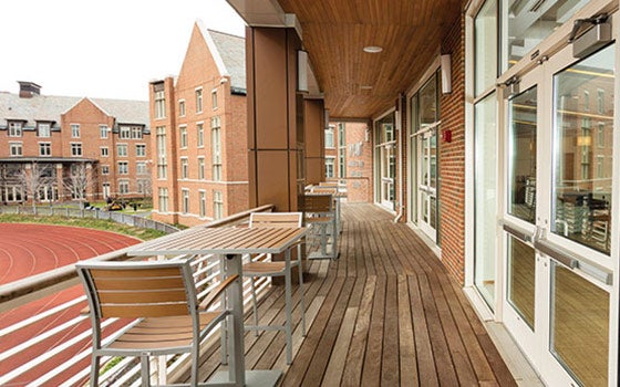 Exterior patio on Wyant