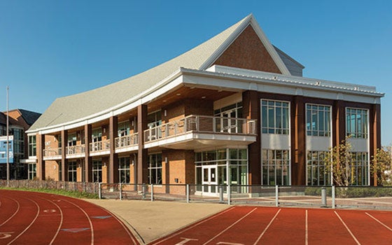 Exterior of Wyant gym