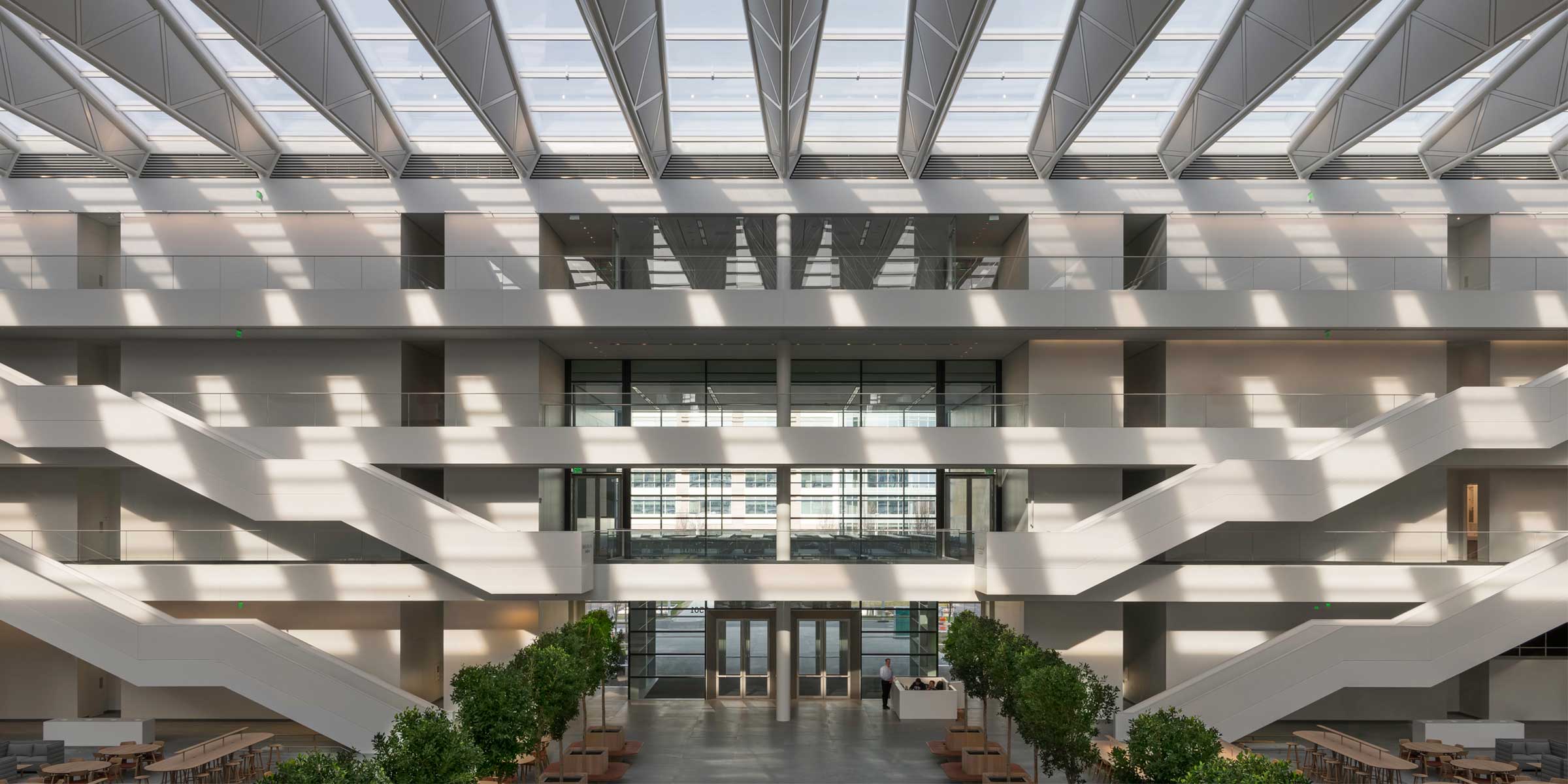 Health Education Campus Interior photo of atrium