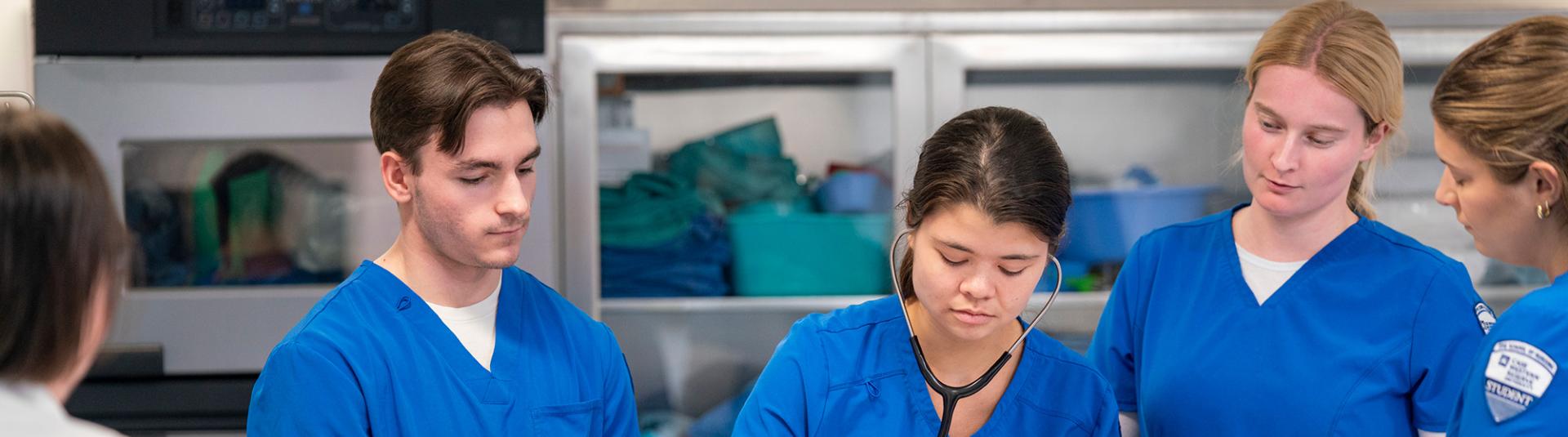 CWRU nursing students.
